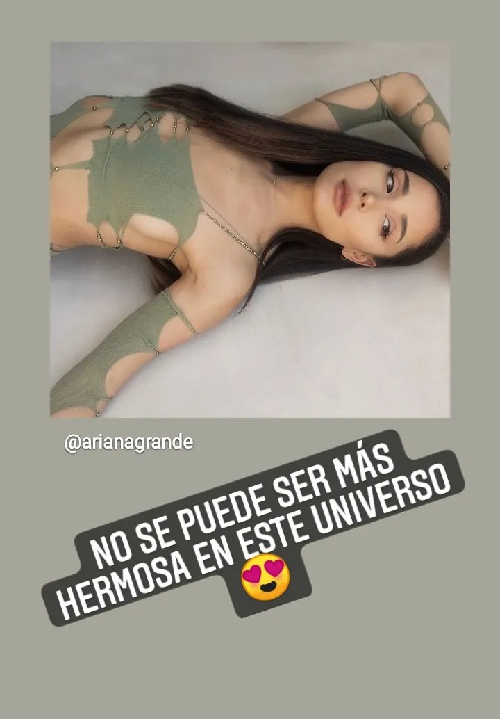 yasseljavier's tweet photo. @ArianaGrande Pues sí, lo digo y lo repito las veces que sean necesarias❤️😍

#ArianaGrande #arifan #arianator #arianaarmy https://t.co/AgsMBWWCs7