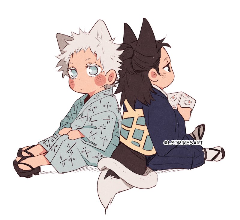 #jjk Tiger Cub AU: Gojo kitty aka the menace 