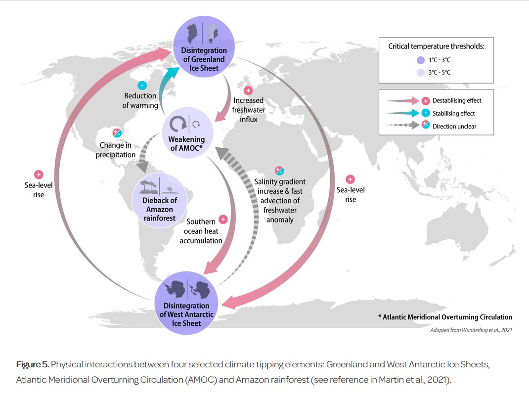 One new science insight close to my heart and my own research is the risk of cascades of tipping points that may trigger each other. A true nightmare scenario, which unfortunately can't be dismissed as unrealistic. 10insightsclimate.science