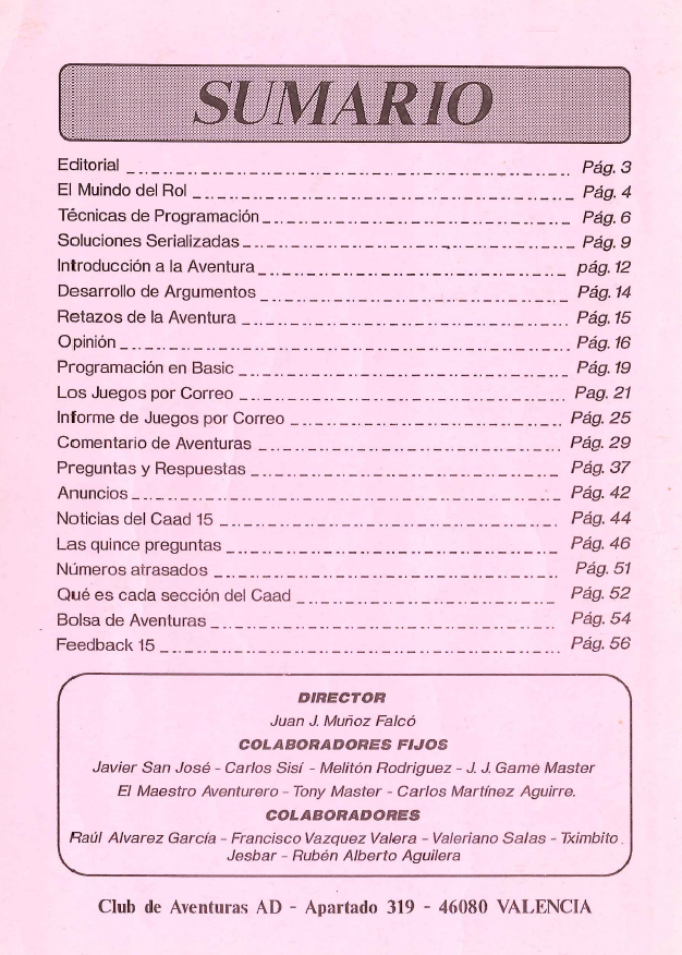 Juanjoide's tweet photo. Al #CAAD54 le queda un suspiro para salir, así que mientras tomamos aliento, echemos un vistazo al #CAAD15, que salió hace 30 añitos de nada y donde encontraremos programación con @kilivorkante y @carlossisi, rol con @PazWriter, dibujos de @pablojordi...
https://t.co/zTQpvkBbFn https://t.co/C0lopTcUK9