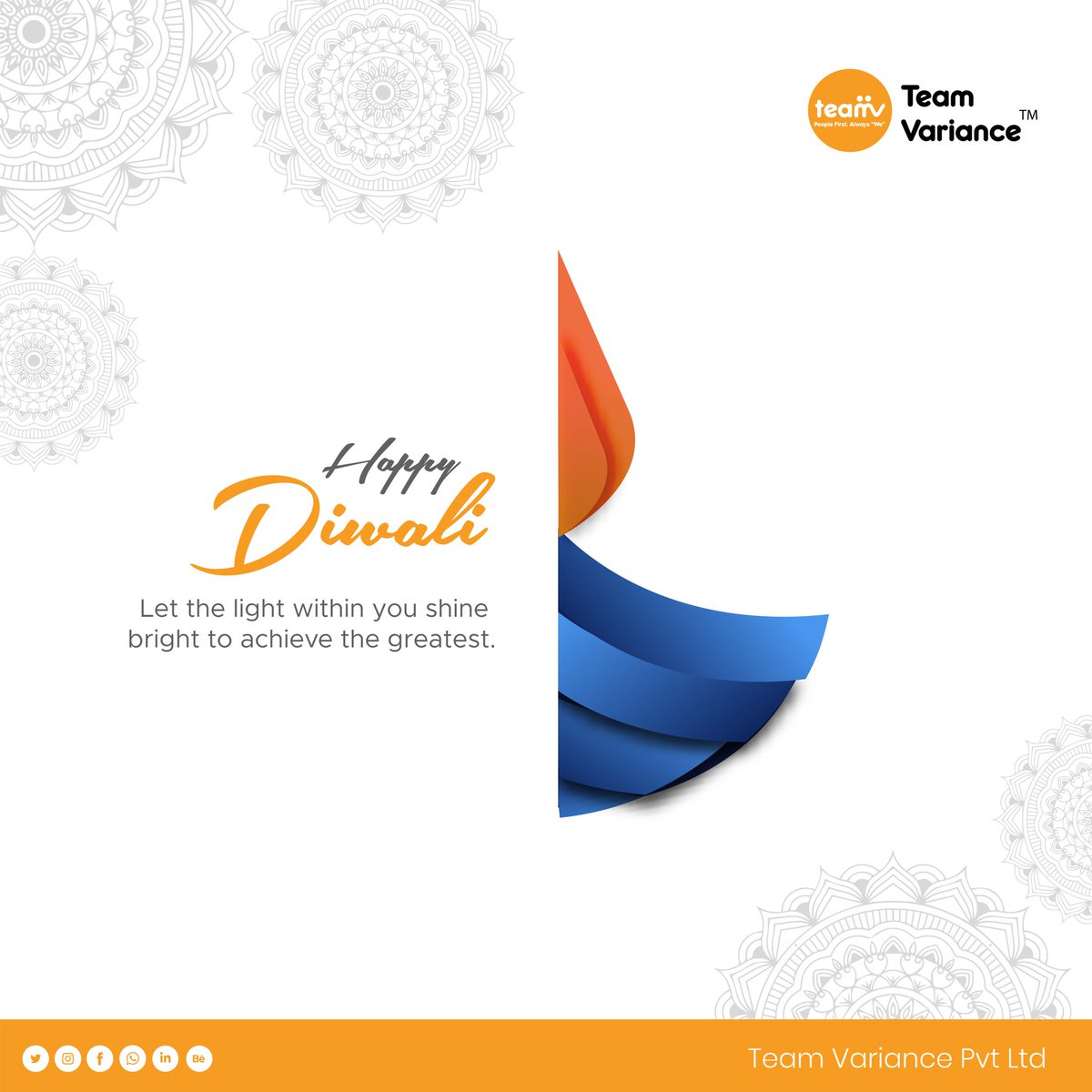 teamvariance1's tweet photo. It's time to shine inside out!
May the Diya you light today brings so much positivity today.

#Diwali #Celebration #Deepavali https://t.co/SjELEZQSUS