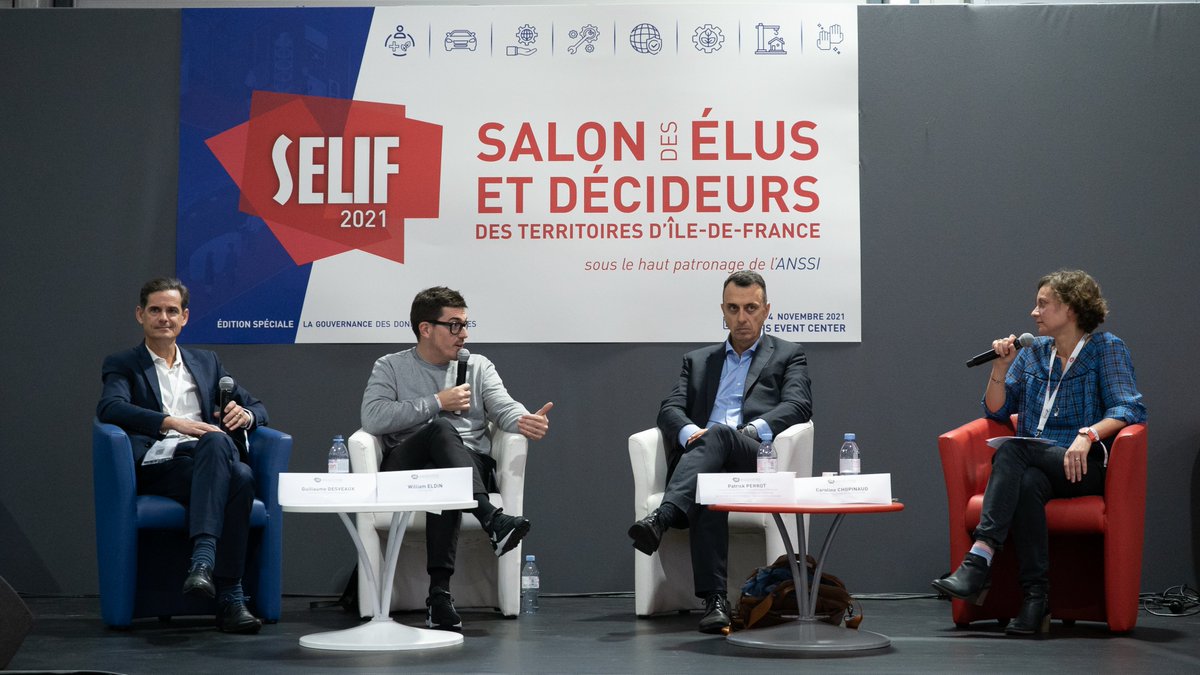 XXII_GROUP's tweet photo. Notre CEO @williameldin était présent au #SELIF pour intervenir sur le thème de “La gouvernance des données publiques”💻

💡 Animé par Caroline Chopinaud du @HubFranceIA et aux côtés de Guillaume Desveaux de AI Cargo Foundation et Patrick Perrot de la @Gendarmerie

#smartcity https://t.co/lyuCWbybqh