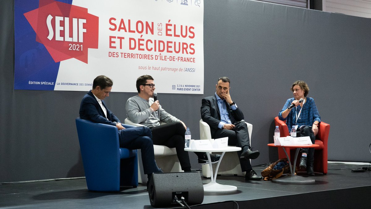 XXII_GROUP's tweet photo. Notre CEO @williameldin était présent au #SELIF pour intervenir sur le thème de “La gouvernance des données publiques”💻

💡 Animé par Caroline Chopinaud du @HubFranceIA et aux côtés de Guillaume Desveaux de AI Cargo Foundation et Patrick Perrot de la @Gendarmerie

#smartcity https://t.co/lyuCWbybqh