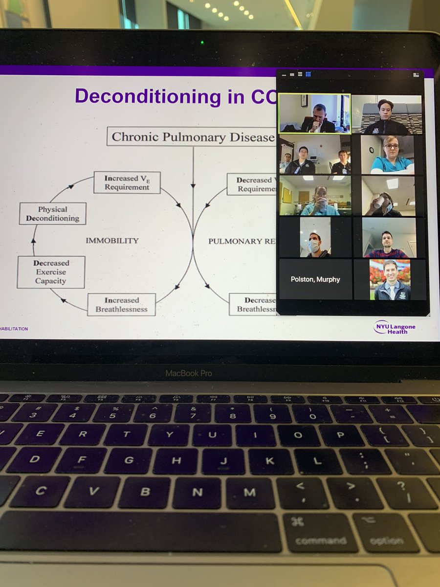 Excited to be able to bring on <a href="/drwhiteson/">Jonathan Whiteson</a> , director of cardiopulmonary rehab <a href="/nyulangone/">NYU Langone Health</a> to speak with us for <a href="/KU_PMR/">KU PM&R</a> didactics. #physiatry