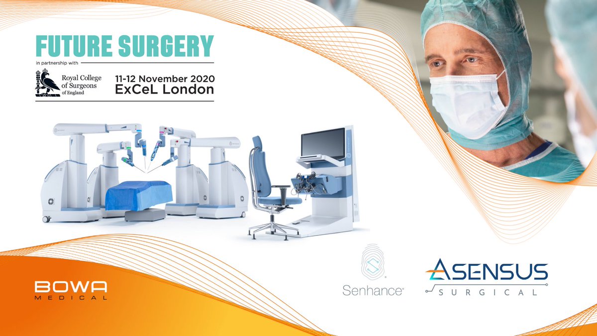 BOWAMEDICALUK's tweet photo. @BOWAMEDICALUK will be showcasing the @AsensusSurgical #Senhance Surgical Robotic System at the #FS2021 conference on 9-10 November at ExCeL London. 

Are you attending?

Come and meet our team on stand AF50. 

We look forward to meeting you!

@future_surgery  #RoboticSurgery https://t.co/KQBIal5Z8m