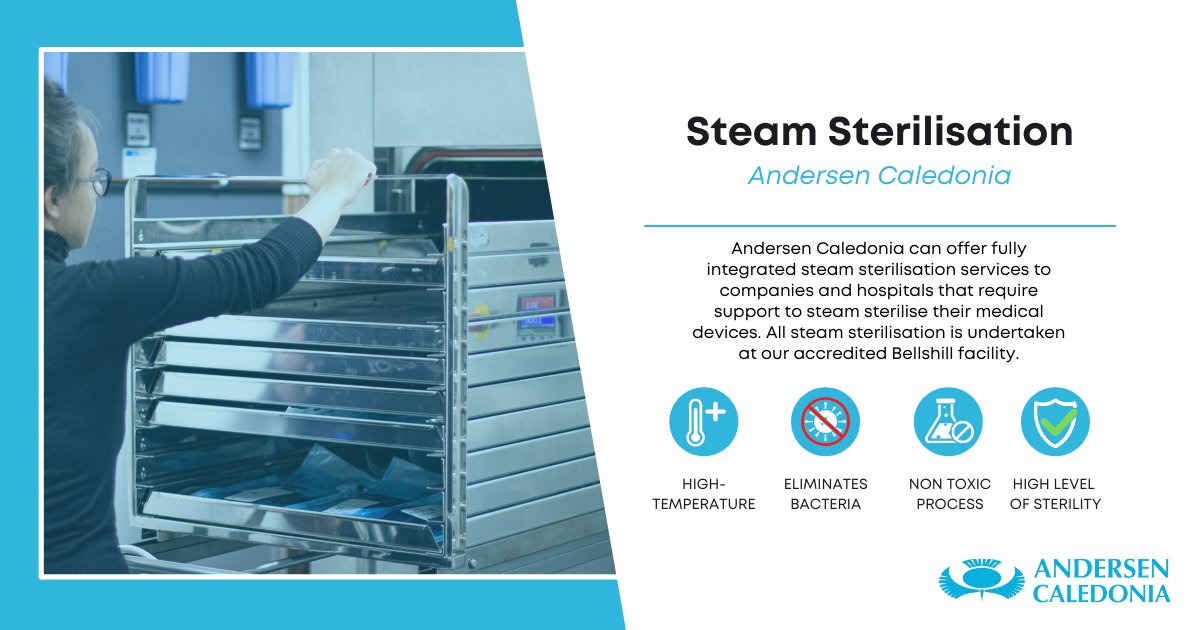 Steam sterilisation is a widely used method of #sterilisation in #hospitals, #pharmaceutical companies, and device companies. Contact us for a quote or for more information visit our dedicated steam sterilisation webpage: bit.ly/3a5I9lK