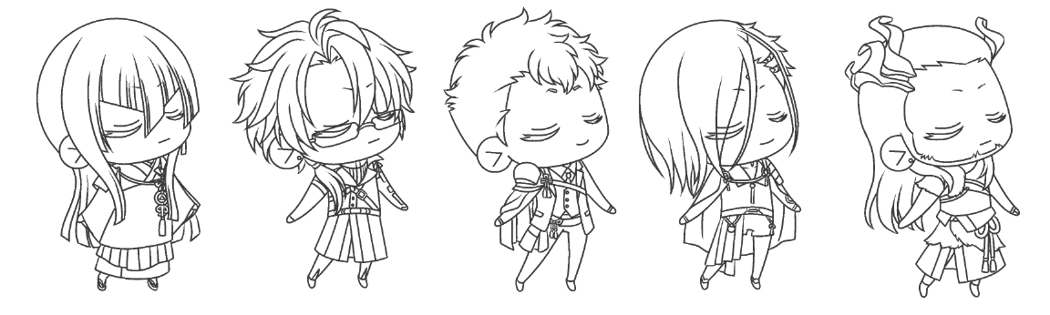 やっとペン入れ終了!明日色塗り終わらせて、刀も描いていけたらいいな!
おやすみなさい🌙 
