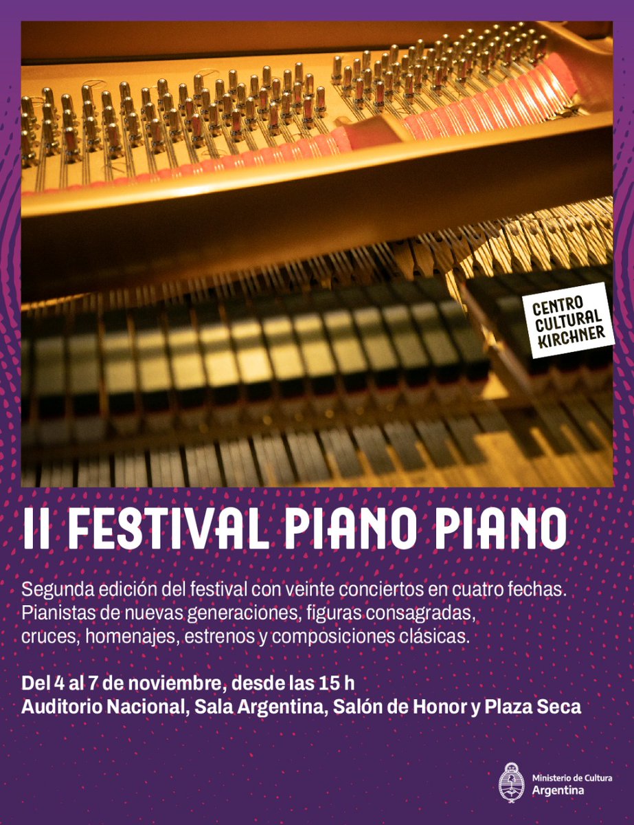 futurockOk's tweet photo. Estamos en comunicación con @margros por el Festival Piano Piano del @elCCKirchner 🎹 Regalo para ustedes: TODAS LAS PERSONAS QUE COMENTEN ESTE TUIT SE LLEVAN 1 PAR DE ENTRADAS PARA LA FECHA DEL FESTIVAL QUE ELIJAN 🤩 Comenten eligiendo una fecha ❤️ #LaHoraAnimada con @mesussa https://t.co/Gziej3DfMW