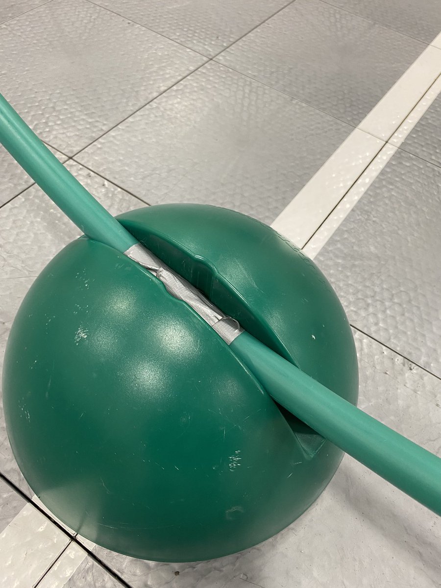 RoosterTraXCs's tweet photo. #physed tip: Tired of your hoops not fitting in the designated holder? Add some duct tape to make the fit a little tighter. https://t.co/HxtGhJC0KR