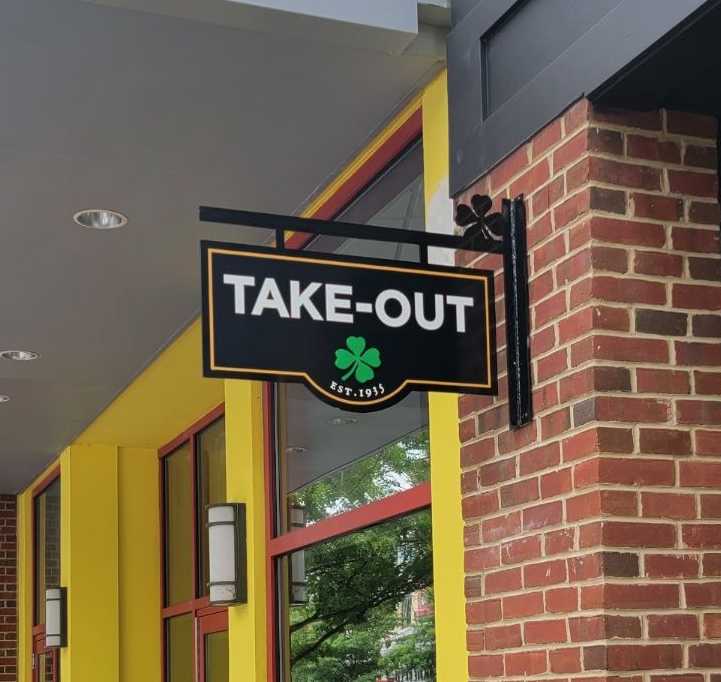 CreatEdgeSigns's tweet image. A routed hanging sign for Colony Grill. Best for foot traffic. Directs guests and customers towards the facilities, entrances, exits or services. #hangingsign #creativeedgesigns #routedsign