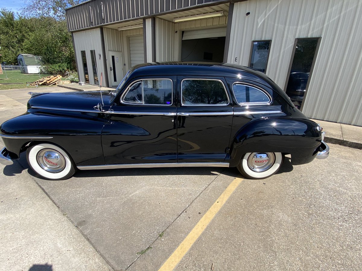 Polished and waxed, this is a cool ride. 
#makingnanobig #newlifedetail #feynlab #ceramiccoating #rogers #bentonville #479detail #nwarkansas #dodge #oldschool #4door #waxed