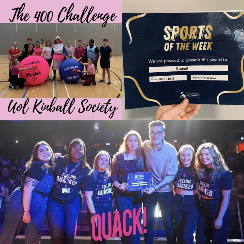 We won 'Sport of The Week'! This was for our '400 Challenge' (run by Lincoln Uni Boob Team), to raise awareness of the approx. 400 men annually who are diagnosed with breast cancer.
A huge thanks to <a href="/lincolnSU/">Lincoln SU</a> , the student leaders, and (of course) <a href="/Sports_ULSU/">ULSU Sports Rep</a> !💕