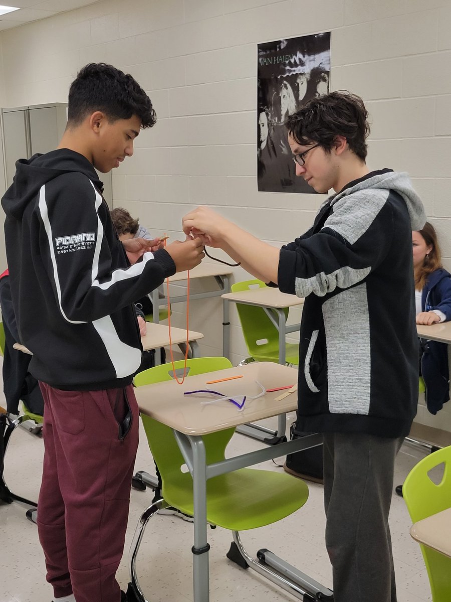 AmySHarker's tweet photo. Innovation and communication is the focus today @HS_Strongsville.  Students using a tuning protocol for the first time! What a great group! @FutureReady #buildingskill https://t.co/Cx2f6Y7bGE
