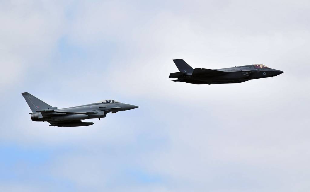 Eurofighter Typhoons, F-35-suihkukoneet haastavat “hyökkäävät” sotakoneet Naton harjoitusten aikana Ukrainan sodan keskellä