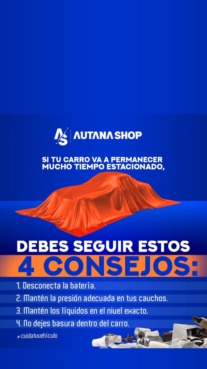 autanashopca's tweet image. Porque buscamos tu Bienestar 💙 🧡... No olvides seguir estos concejos y de esa manera cuidaras  de tu Vehículo  ☺️👍

#TipsAutana #autanashop #bienestar #cuarentena #cuidado