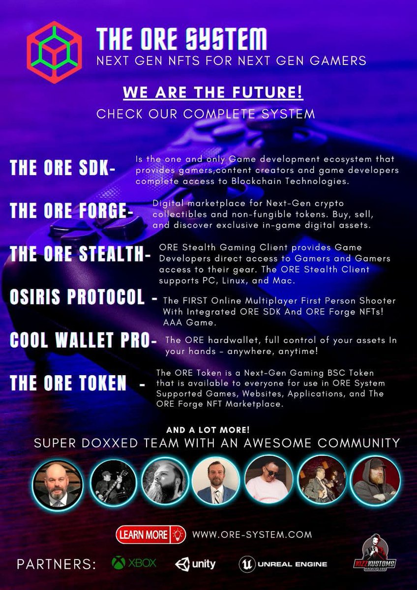 #ORE @ORESystemNFT #NFTCommunity #NFTs #NFTGaming #NFTs #Metaverse #GameFi #altcoins #BSCGems #bnb #crypto #BSC #GAMINGNFT #SHIB