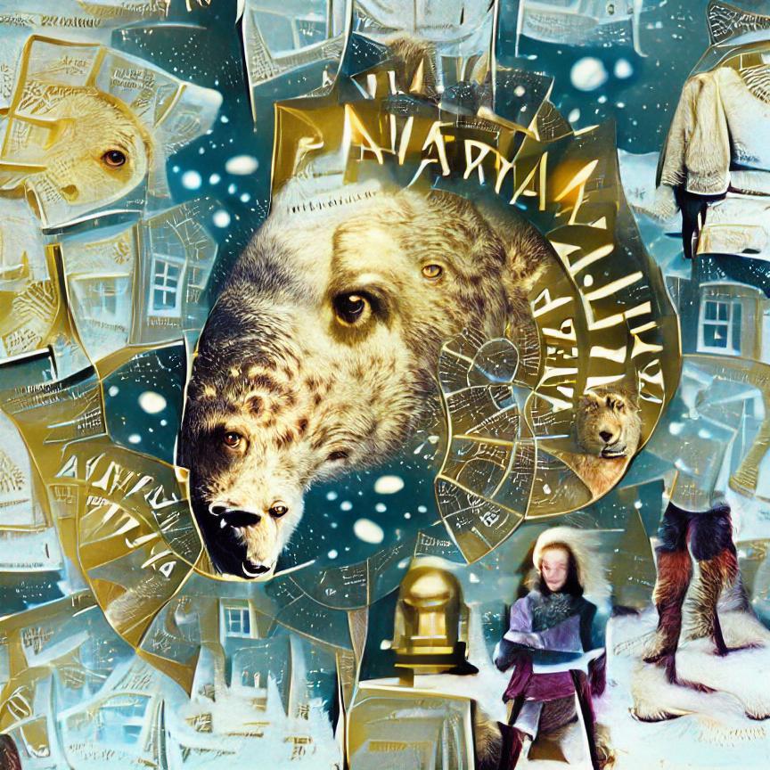 michaelgarfield's tweet photo. "His Dark Materials: #Narnia, #Fillory, and Coming of Age in The #Multiverse"

Grown from the title of #FutureFossils Podcast 168 w/ @stephenhershey &amp; @kynthia

1:1 #NFT at @hicetnunc2000
https://t.co/hzkUWhaWty

#generativeart #aiart #VQGANCLIP @darkmaterials @MagiciansSYFY https://t.co/tPDtELHibS