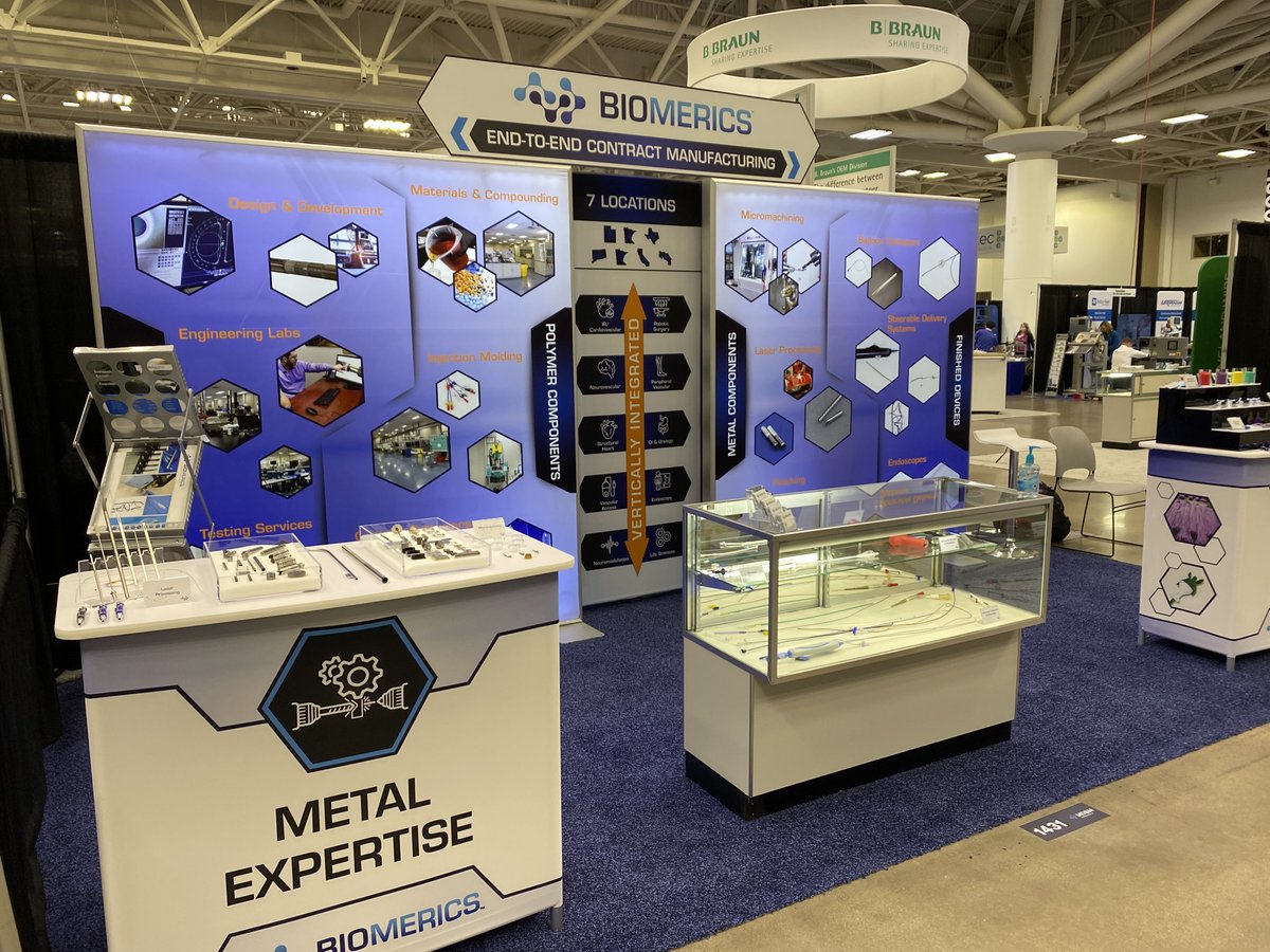 We are well into Day 2 here at the MD&amp;M Minneapolis show.  Come visit us and let’s talk about your current or upcoming projects.  We are at Booth #1431. See you soon. #advmfg  #contractmanufacturing #engineering #catheter #technology