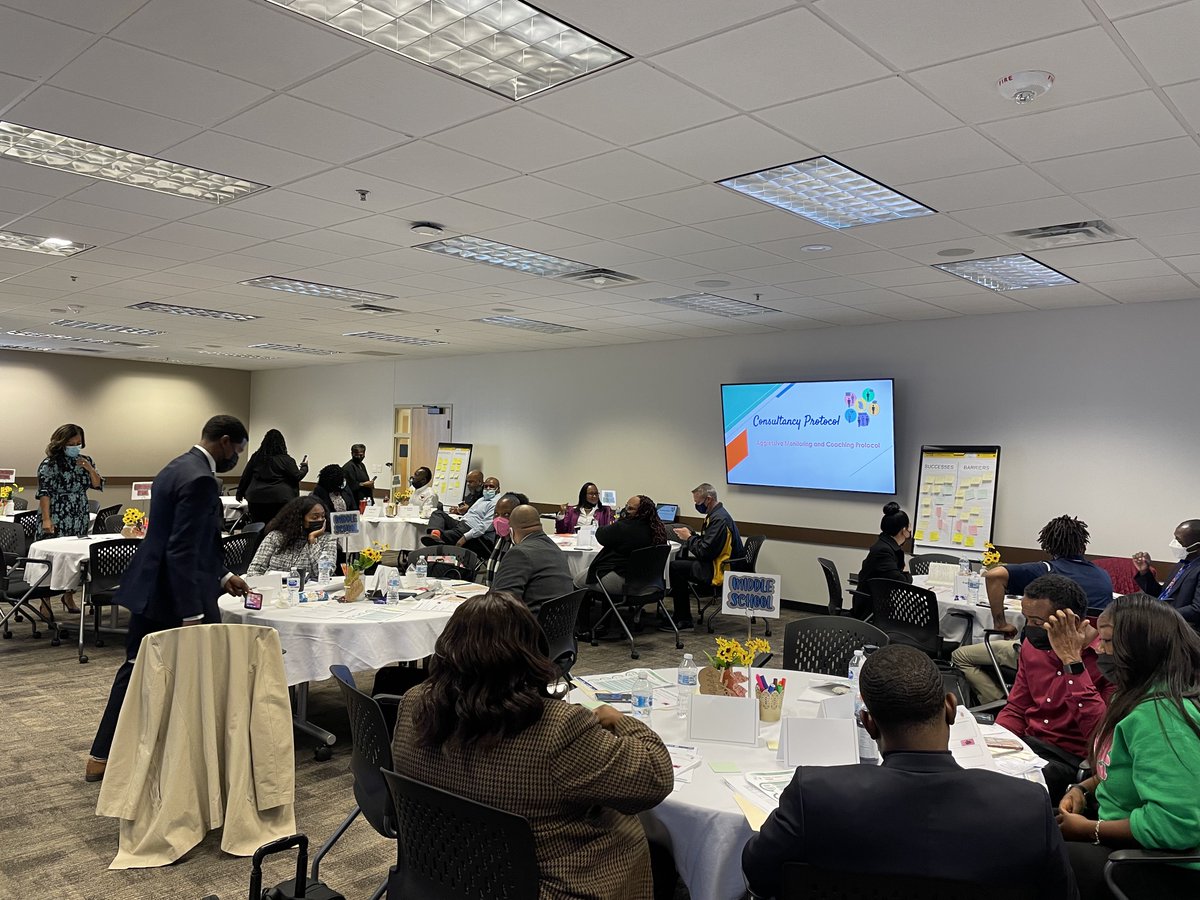 DrBrownEDU's tweet photo. Assistant Principals Core Development Learning Session @SpringISD - Campus leaders collaborating and investing time in growing as instructional leaders on campuses!!🙌🏼#WeAreSpring #LeadersAtWork #HabitsOfDiscussion https://t.co/zuxsKzpltZ