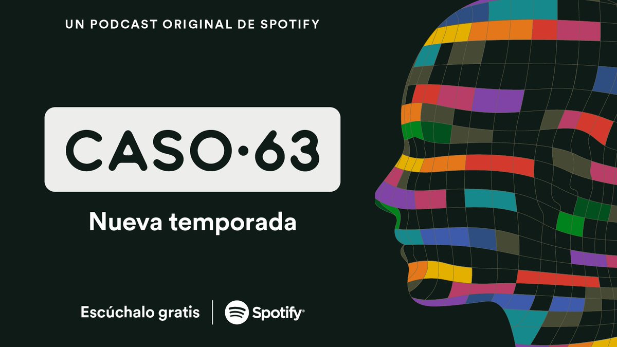 SpotifyChile's tweet photo. @Mimiftarii A partir de ahora recibirás notificaciones para recordarte el estreno de la 2da temporada de #Caso63 Usa #parar para no recibir más notificaciones. https://t.co/NEXZJ7GtX6