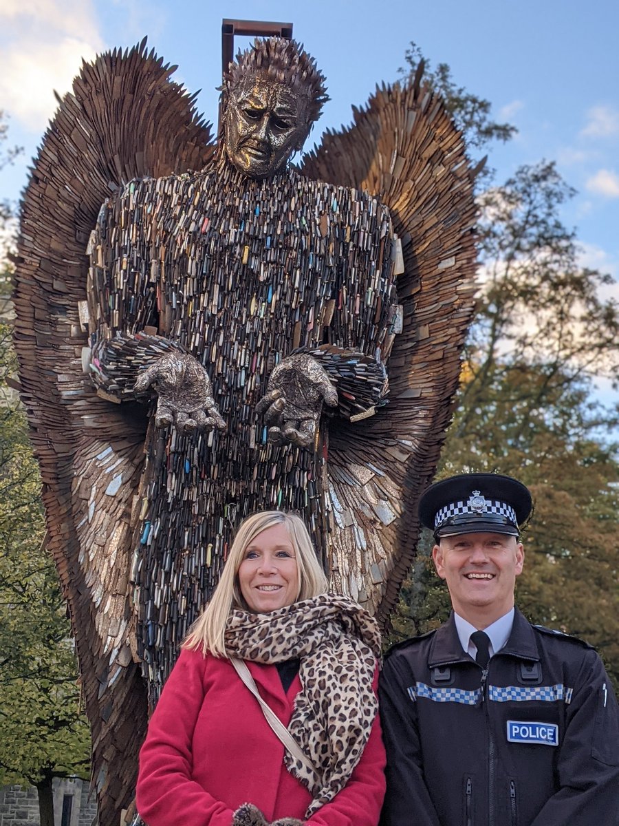So excited to finally see the Knife Angel. What a sight!  
#KnifeAngelLancashire