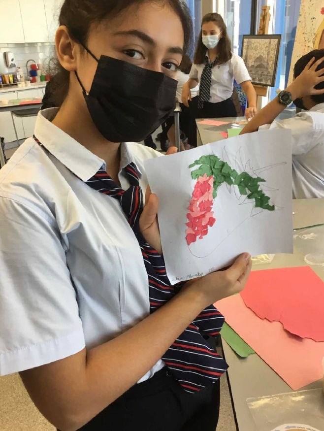 Arts_WEK's tweet photo. This weeks Key Stage 3 ‘Work of the Week’ goes to Balqis and Hind in 7BP who have made a great start to the collage work this week.
#hplcreativity #hplcreate #hplhardworking #wek_visual_arts https://t.co/9PCDD606N6