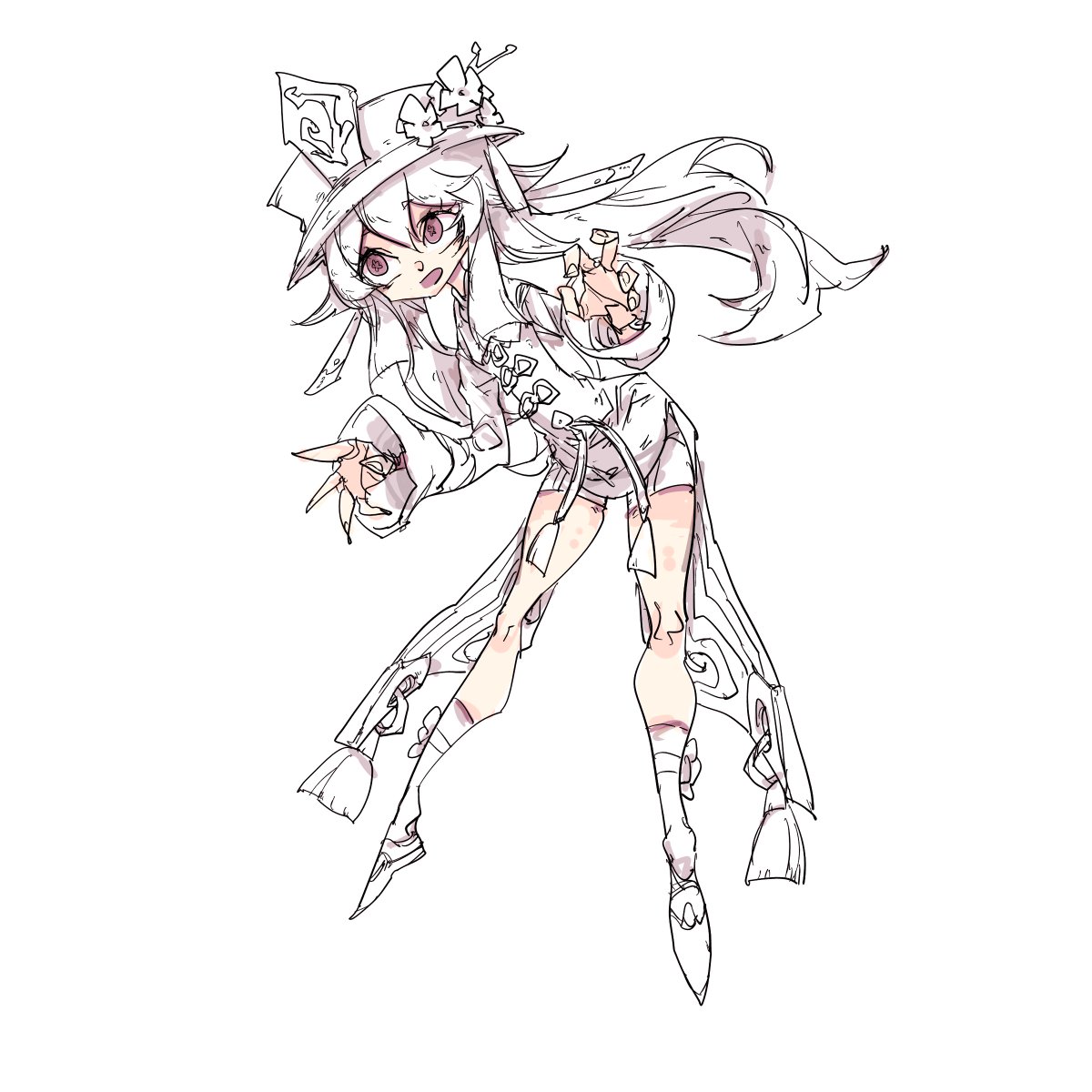 胡桃|フータオ(原神) 「? 」|ちぐ齒莖ダサわやかのイラスト