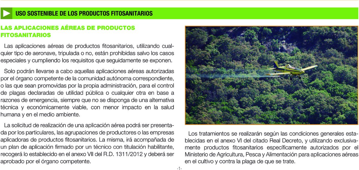 📍El boletín fitosanitario nº6/21 del #CSCV hace referencia a las #aplicacionesaéreas 🛫 de los productos fitosanitarios ‼️

aragon.es/documents/2012…