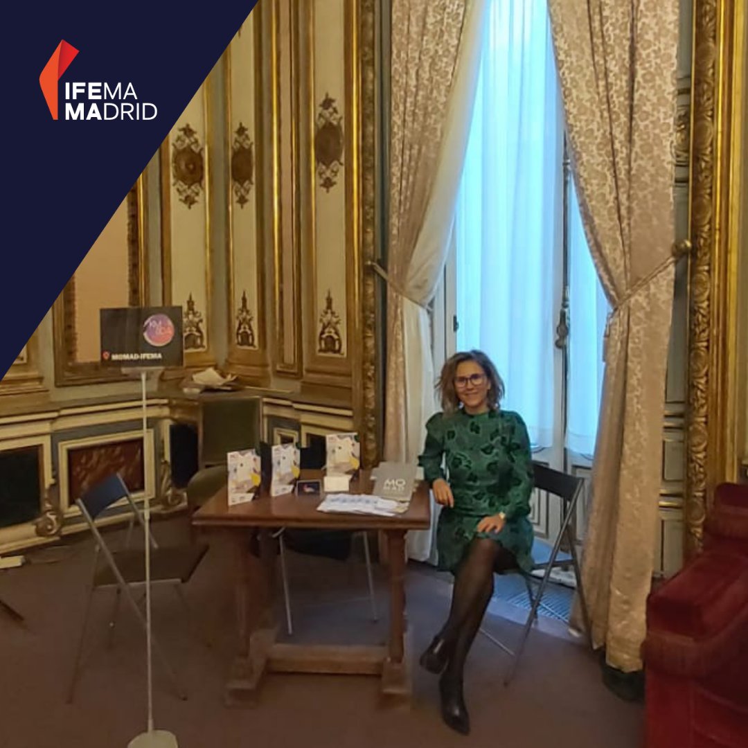 MOMADMadrid's tweet photo. Nuestra directora de Feria, Mercedes Ferrero, ha estado estos presente en la feria #Km0Moda informando sobre la próxima edición que será en Febrero 2022.
Si quieres conocer más novedades, síguenos en nuestras redes sociales.
¡Esperamos verte! https://t.co/hxY8LbfZGp
