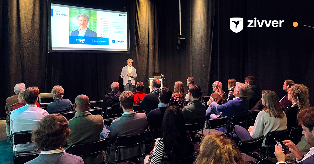 Zivver_EN's tweet photo. It's been fantastic taking part in @vakbeursZorgICT, the biggest healthcare and IT event in the Netherlands! 
Our CIO @rickgoud spoke about the future of secure digital comms with legal status ahead of changes next year to the Dutch ISDN network. Are organizations ready for them? https://t.co/Q8DqZ5UfyT