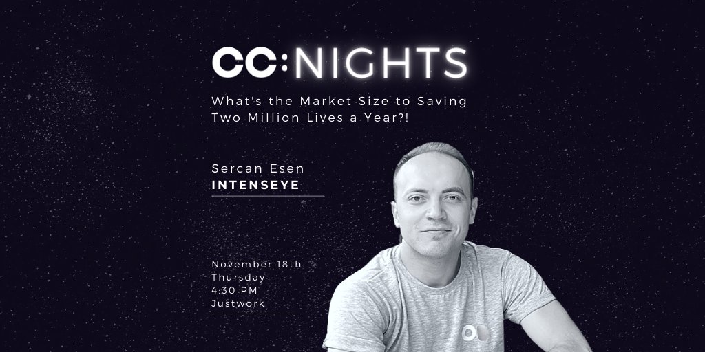 💥Our second guest is <a href="/sercanesn/">Sercan Esen</a> . He is the co-founder of <a href="/intenseye/">intenseye</a> , a video AI-powered health, safety and environment platform that helps the world’s largest enterprises to scale employee health and safety across their facility footprints.

📢 RSVP: getcced.com/nights