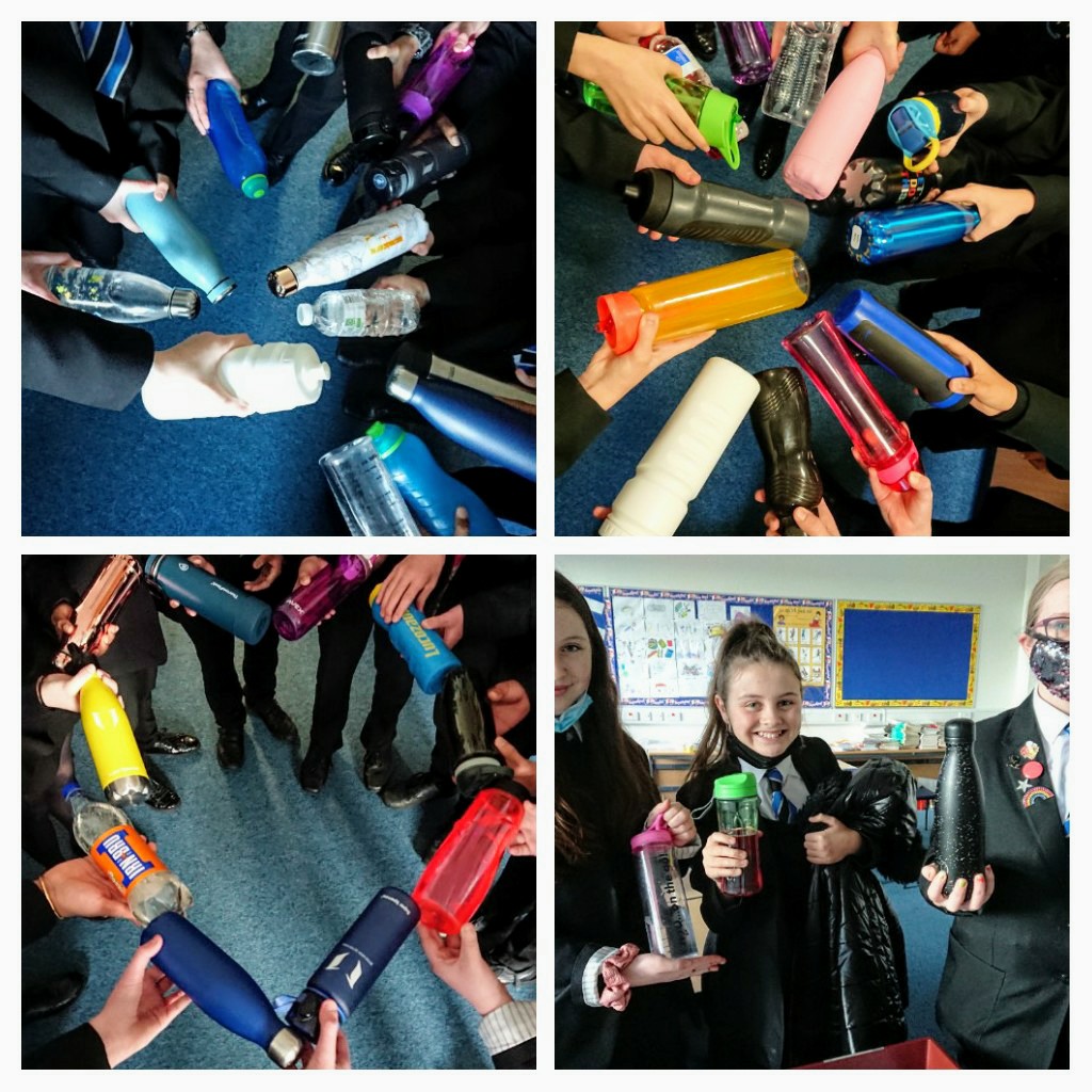 BishopbriggsMFL's tweet photo. Classes 1.5, 1.1, 1.2 and 3C smashed it for Bring Your Bottle Thursday!! Well done everyone! #bishycop26 @FraserSenora @BishopbriggsAC @languagesrock @MissSmithLangs @Ansomcneish https://t.co/dcqcDgRAoj