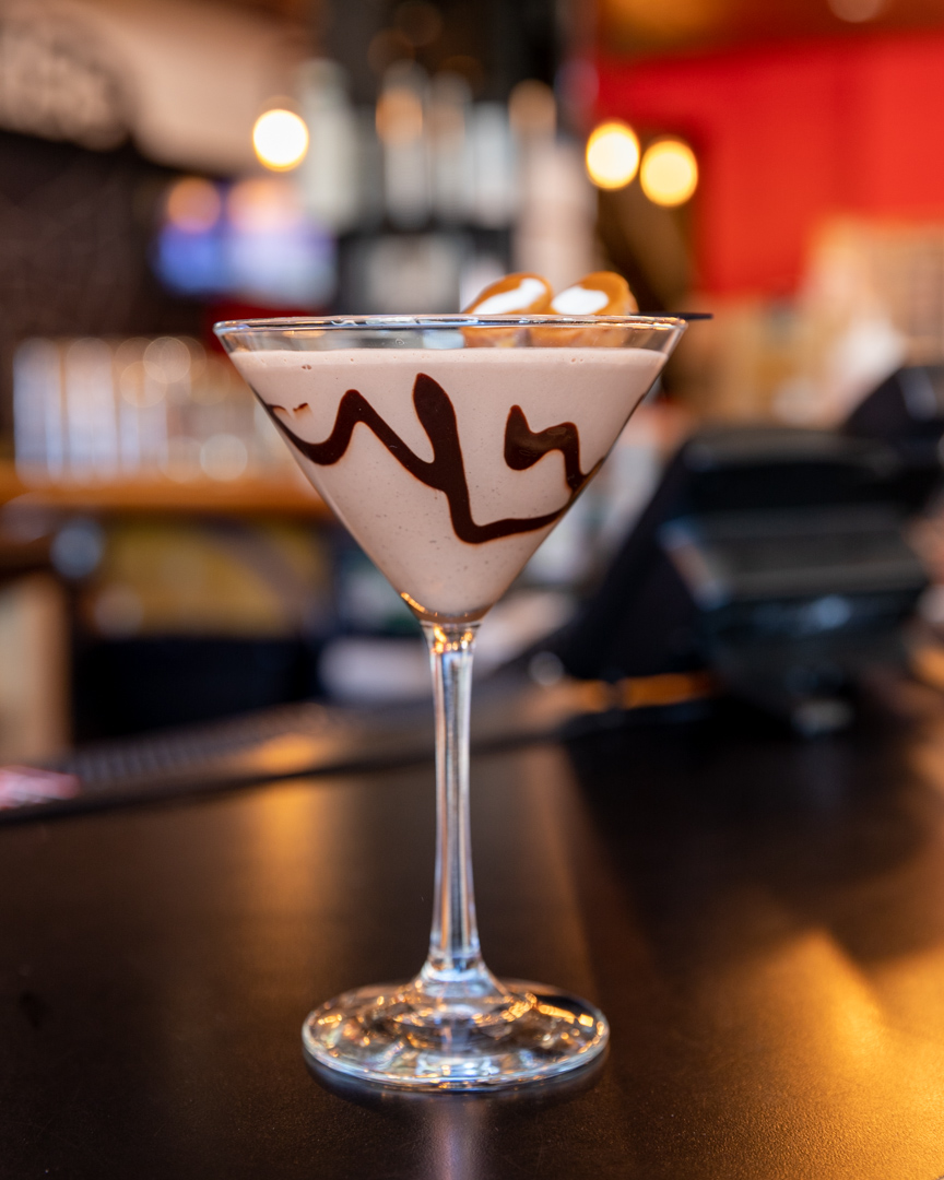#ThirstyThursday, you have arrived!! Our “U Up?” cocktail is made with Spiked Cold Brew Salted Caramel Coffee, caramel cremes, and chocolate drizzle. Don’t blame us for what you text later.