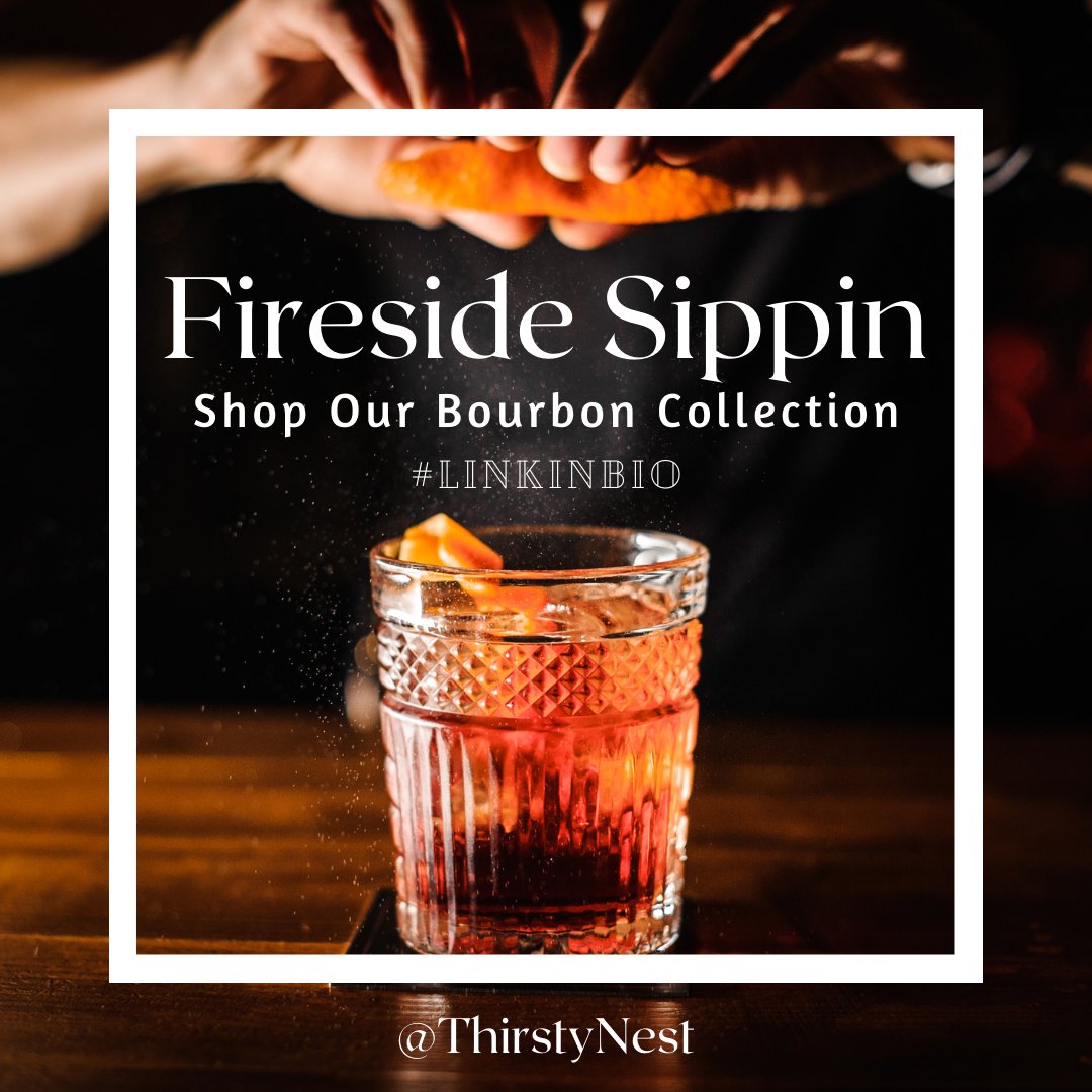 Fireside Sippin - Head over to #linkinbio to shop our bourbon collection this Fall season! 🍹🍂

l8r.it/lRJ9