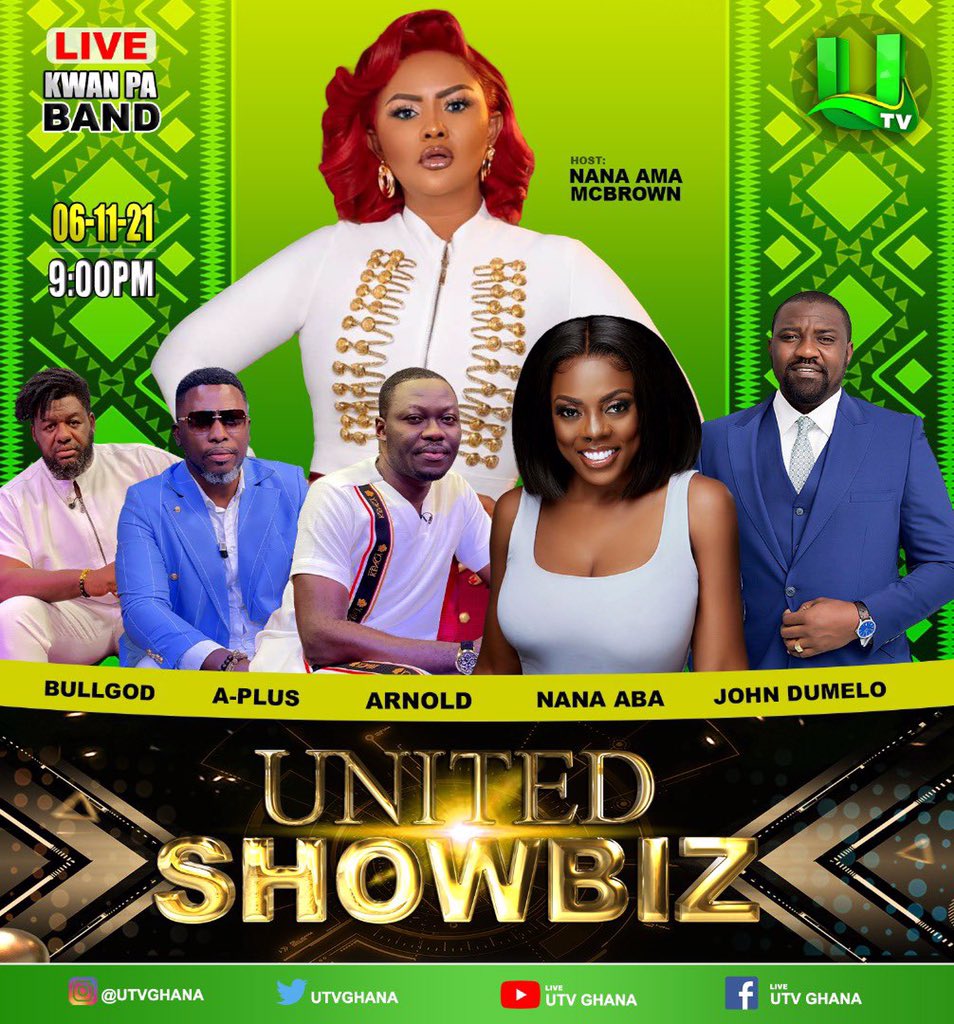 You don’t wanna miss on Saturday!

#UnitedShowbiz. @iamamamcbrown @johndumelo1 @thenanaaba @Kwanpagh @ArnoldBaidoo @BULLHAUS @Kwameaplus

Sammy Gyamfi | Dembele | Fireboy | #SCFintechFestival | Yaw Tog