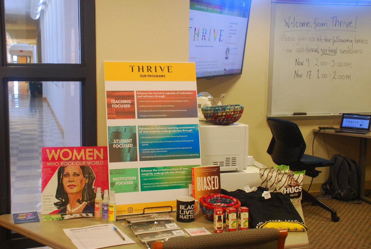 MuThrive's tweet photo. Thank you for joining us yesterday to congratulate THRIVE's winners and celebrate our community in STEM/Equity. We look forward to seeing you at our next events on Nov. 9 and Nov. 17. Keep in touch! #Thrive #inclusiveexcellence https://t.co/H1xnwaGtAF
