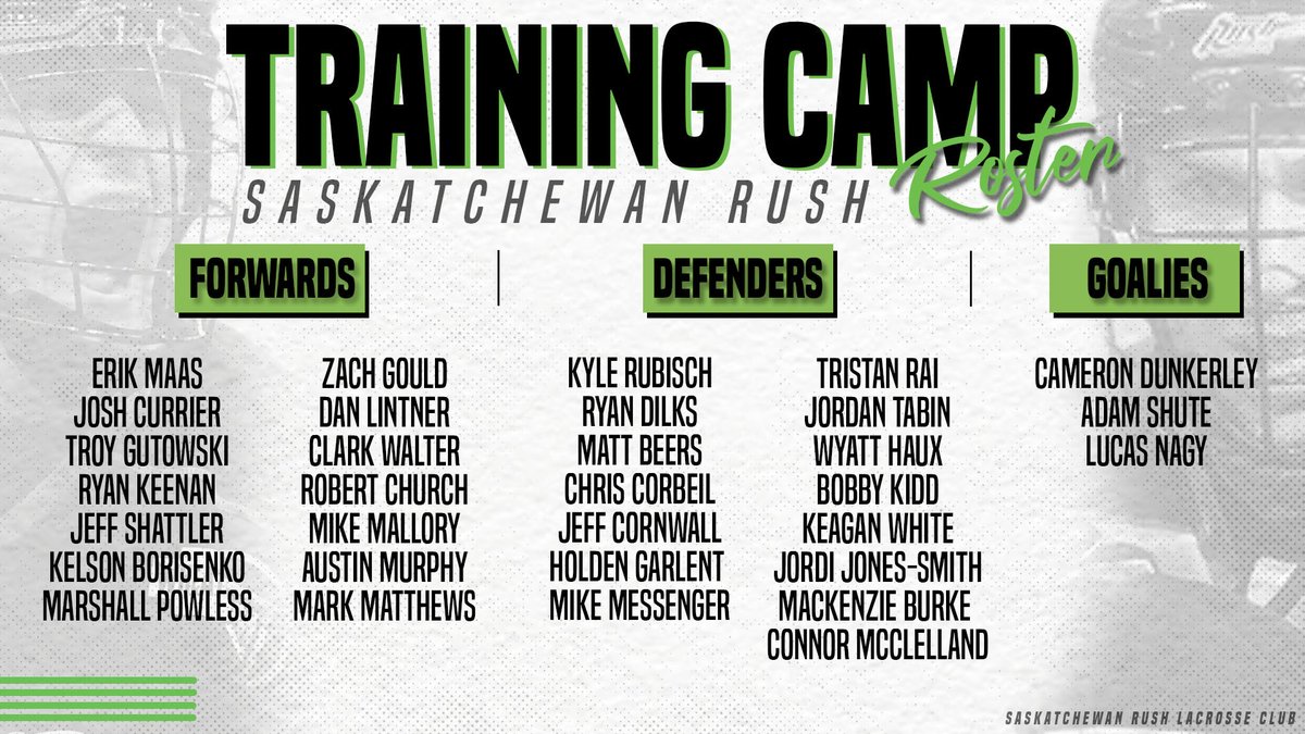 Saskatchewan Rush tweet media