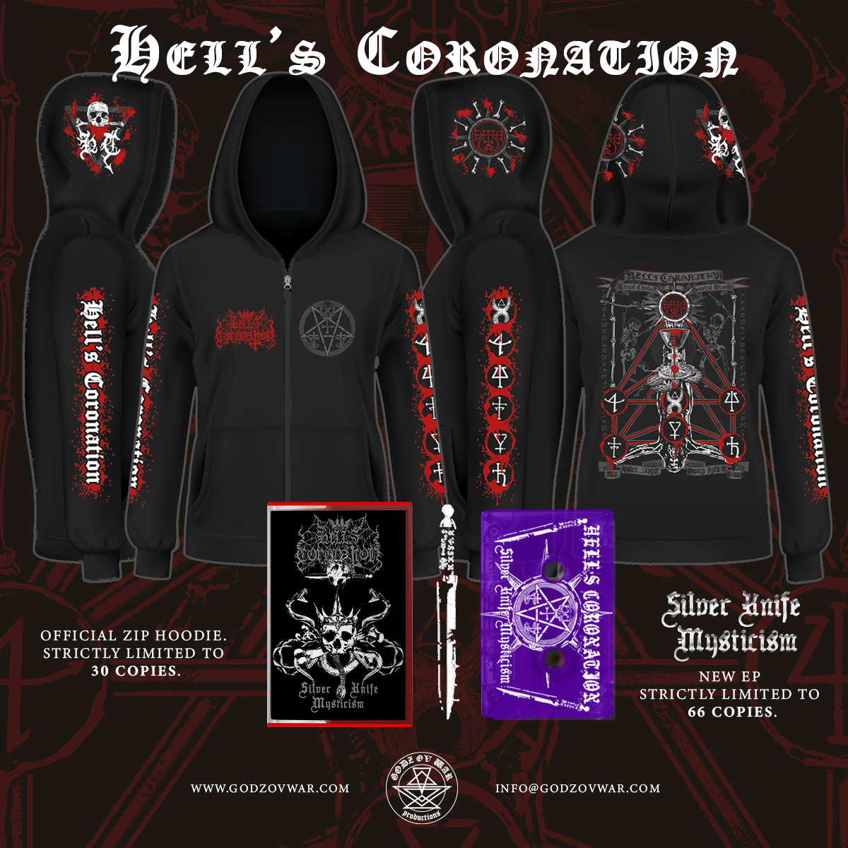 GodzOvWar's tweet photo. π΄ Blasphemy hates silence... 'ππππ£ππ πΎππππ ππ¦π π‘ππππ π' by Hell's Coronation out December 18, 2021.
π https://t.co/CvdKVdRt2Y
π§ https://t.co/8kW1KCl7fH
#hellscoronation #blackmetal #newrelease #cassette #hoodie #merchandise #clothing #preorder #godzovwar https://t.co/WZnqr78T5h