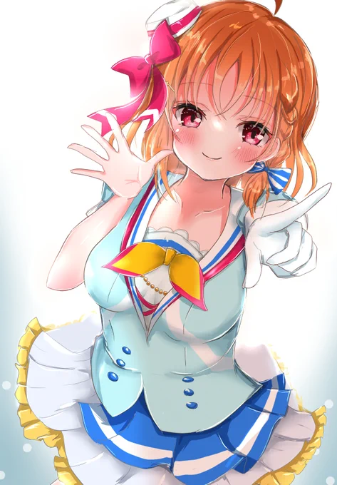 千歌ちゃん🍊

#lovelive 
#高海千歌 
#Aqours 