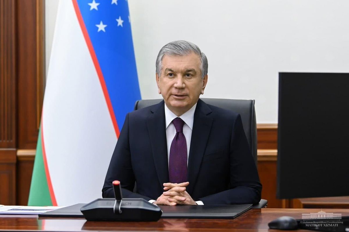 Shavkat Mirziyoyev's Press-service tweet media