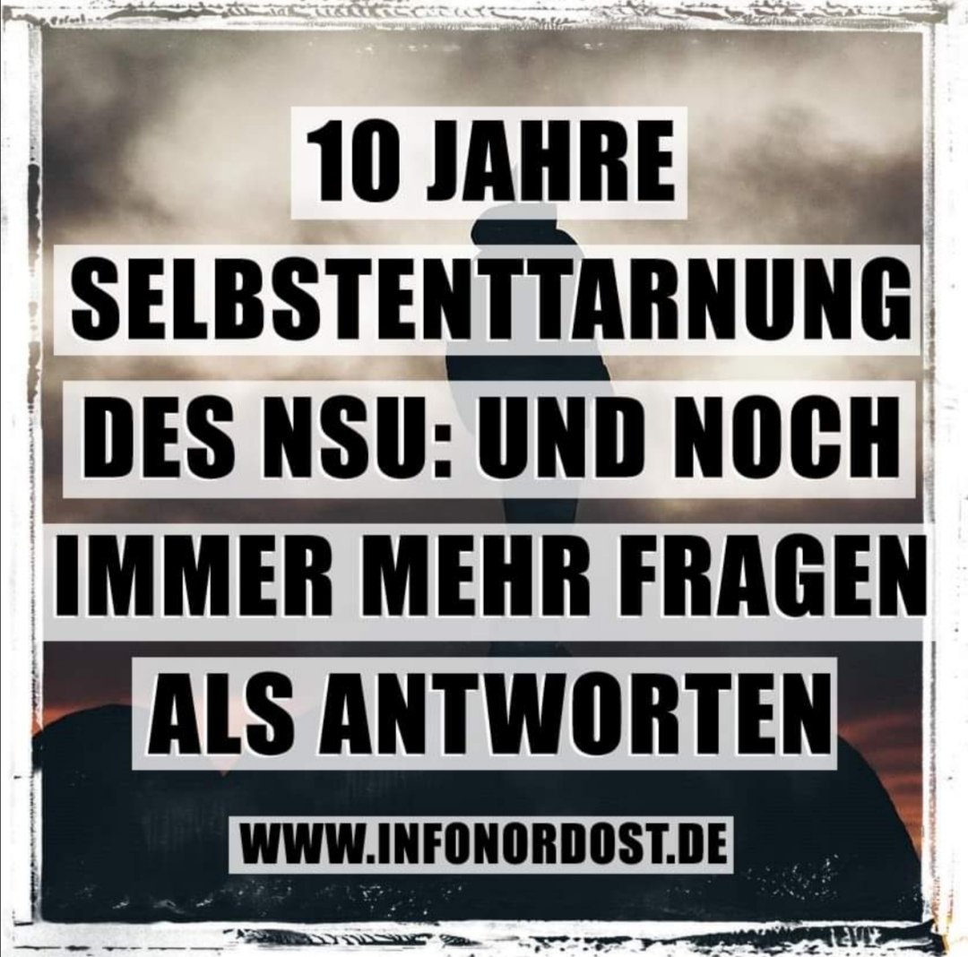 #keinvergessen #NSU #NSUwatch #mvnazifrei #infonordost