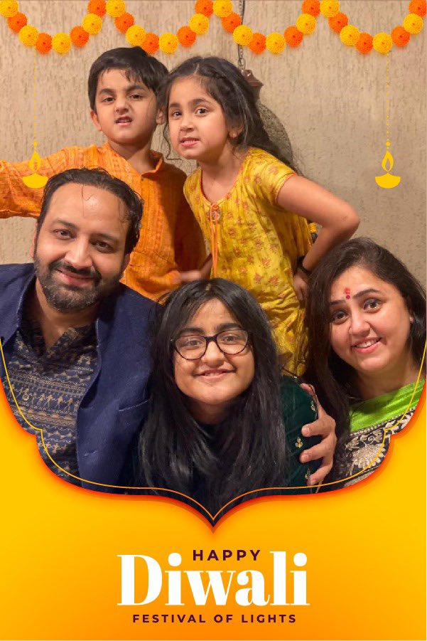 From ours to yours. Wish you all abundant happiness and joy on this festival of lights. Happy Diwali!