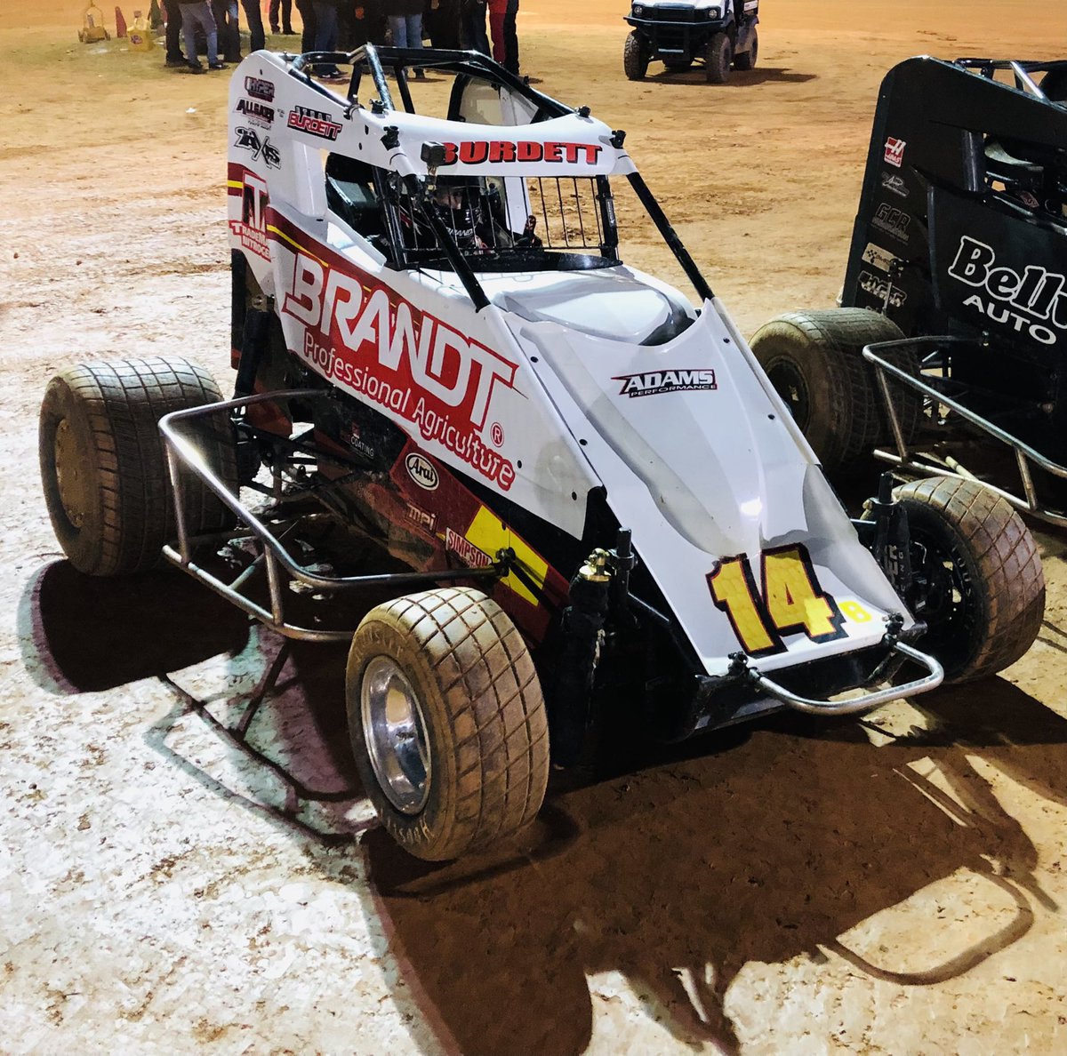 EthanBurdett's tweet photo. Always fun racing @MillbridgeRacin Been making gains all year and having a blast in the micros.Made the show last night in the @Walkapedia_ #MicroShowdown started 17th and brought the @BrandtRacing #14 to an 11th place finish. https://t.co/g2YQiOfDW0