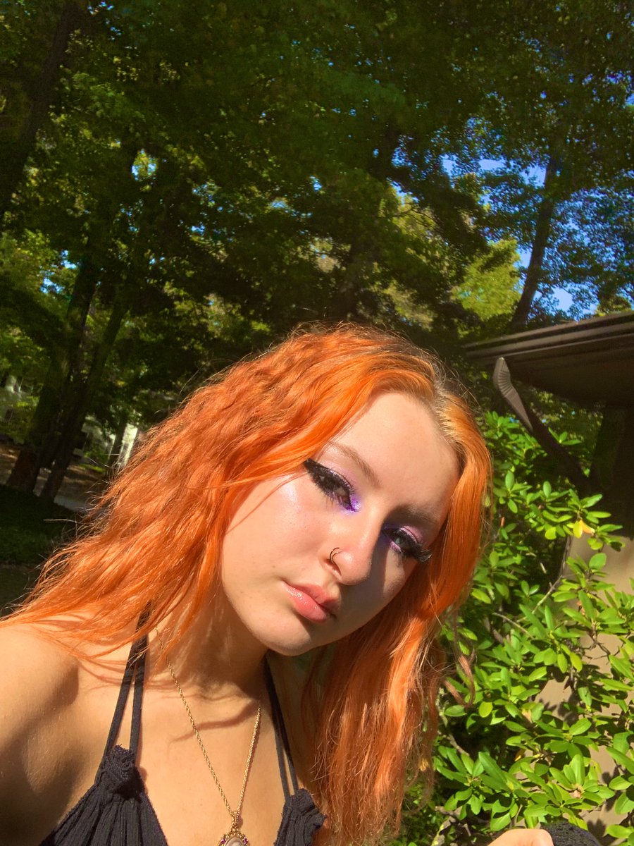 kkkkateee's tweet photo. I suppose I should quit gatekeeping my hair from Twitter :) say hi to ur fav pumpkin head https://t.co/bJYZPG2liX