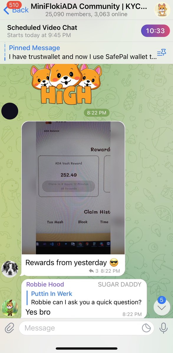 MiniflookiADA's tweet photo. IT IS SO GOOD TO SEE THAT WE HAVE THE HAPPIEST &amp; SATISFIED COMMUNITY😁

THEY ARE ENJOYING THEIR DAILY ADA REWARDS &amp; ALONG WITH THAT THEY ARE THE DIAMOND HOLDERS 💪🏻💎

THE RULE IS SIMPLE-
BUY, HODL, AND ENJOY YOUR DAILY REWARDS FROM #MINIFLOKIADA 🐶❤️
#HODL #BSC  #100xGem #FLOKI https://t.co/mi8NaCETHT