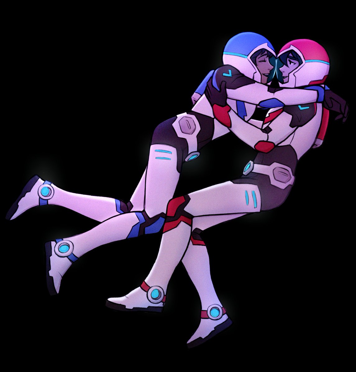 💙❤ title page artwork for the <a href="/klconstellation/">Equinox Ascending ✨ Project Finished</a> zine!! #klance