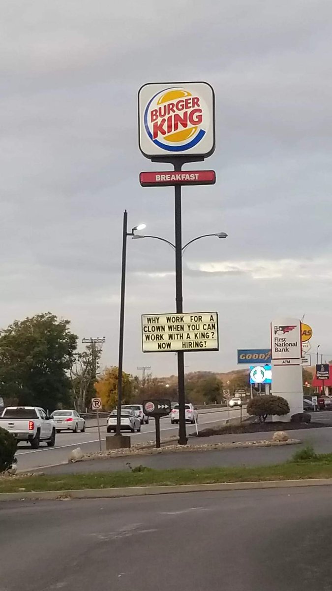 browndogsigns's tweet image. We're just gonna leave this here...The question is what does Wendy have to say? 

@Wendys @McDonalds @BurgerKing

#signagehumor #madeyoulook #signage #signmaker #CreativeSigns 
#marketingourterritory #beavercounty #beavercountypa