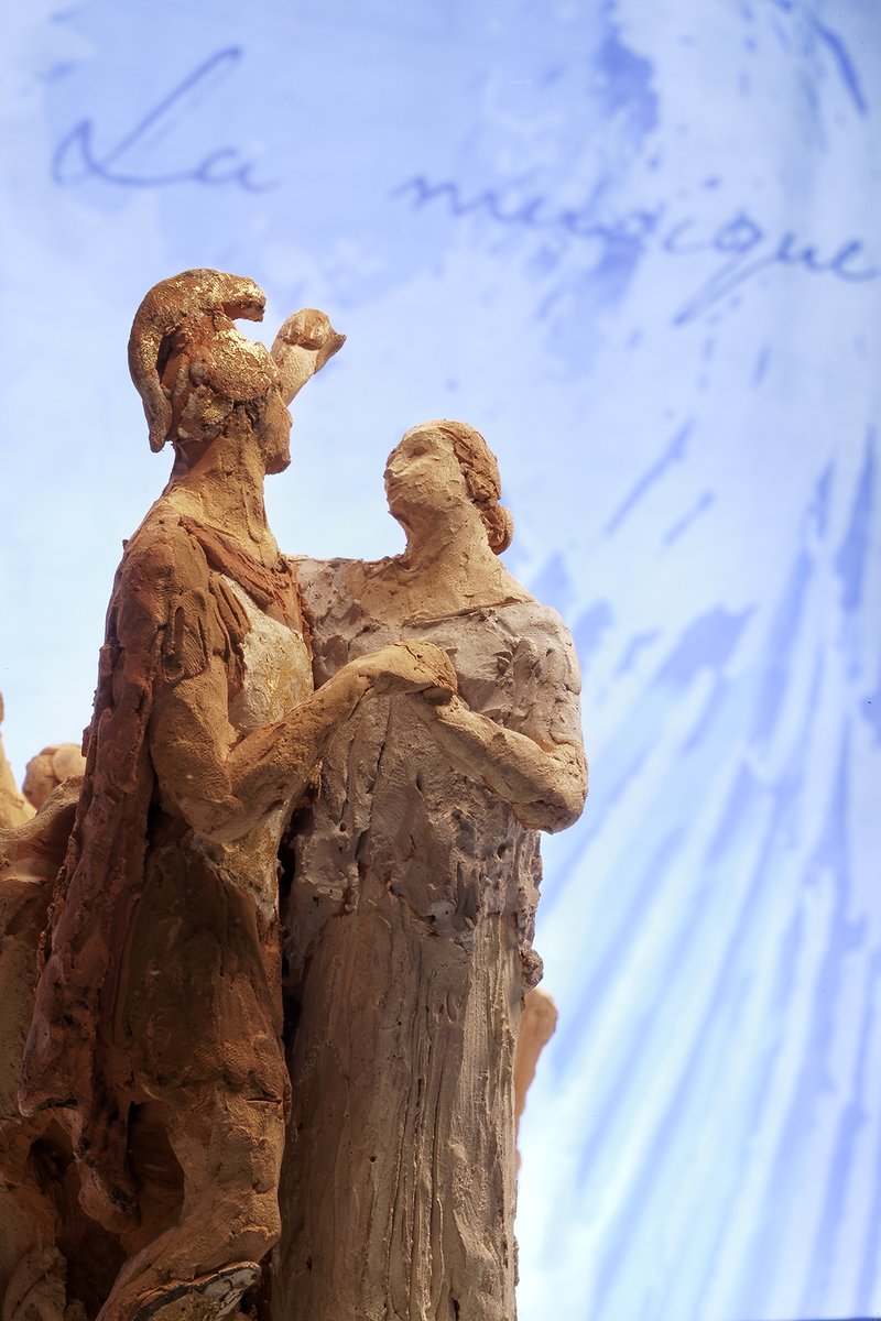 [#CeJourLà]
Le 4 novembre 1863, Berlioz assiste à la première des 21 représentations des « Troyens à Carthage ». 
"Didon et Enée", statuettes d'Ary Bitter, 1938, coll. Fonds national d'arts contemporain, dépôt au Musée Hector-Berlioz, <a href="/CDIsere/">Isère</a>, © Pierre Verrier.
<a href="/IsereCulture/">Culture.Isère</a>