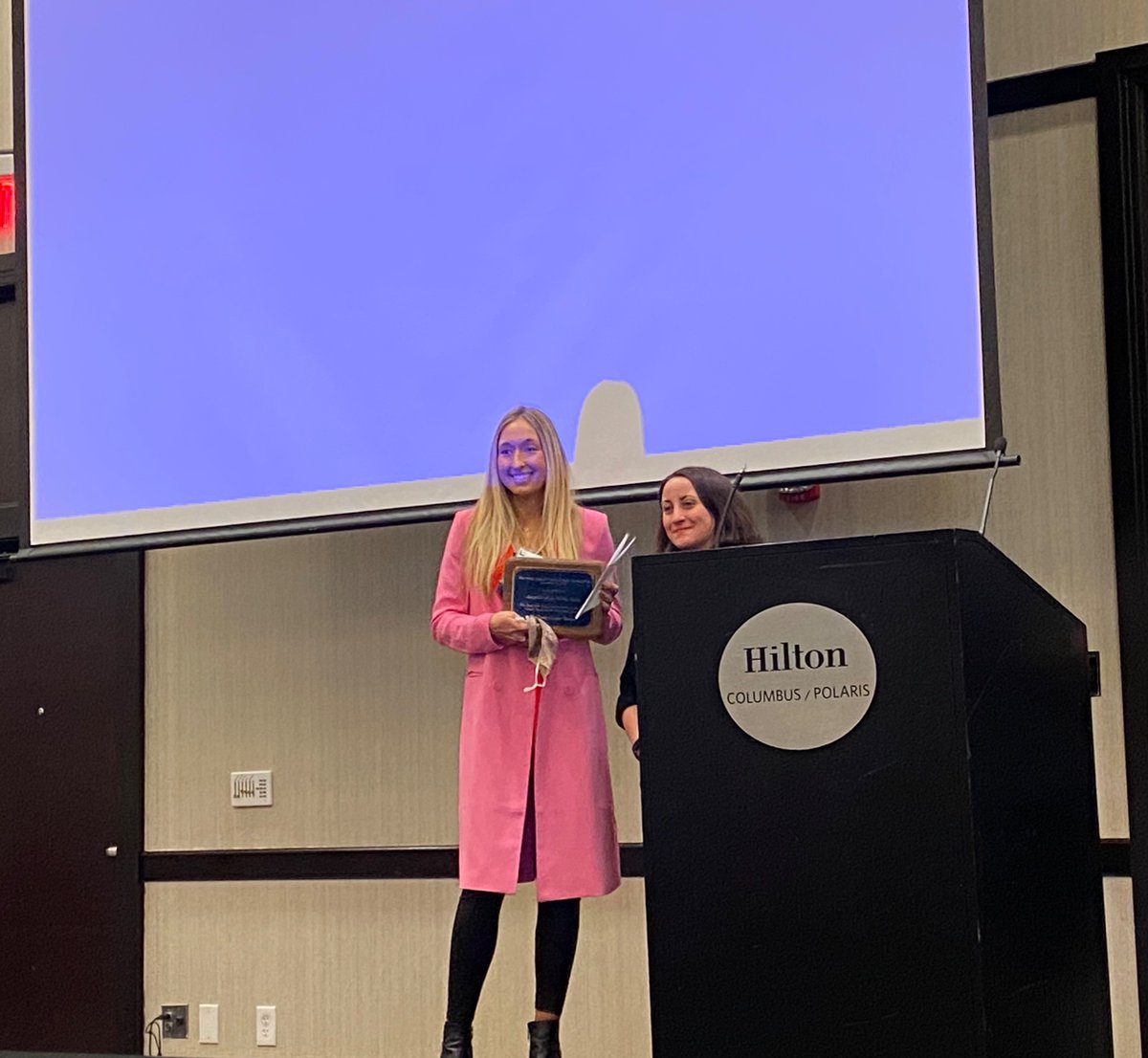 OSPAonline's tweet photo. Congratulations to the Early Career Award Winner, Jenna Hete! https://t.co/JnlLwAL7JW