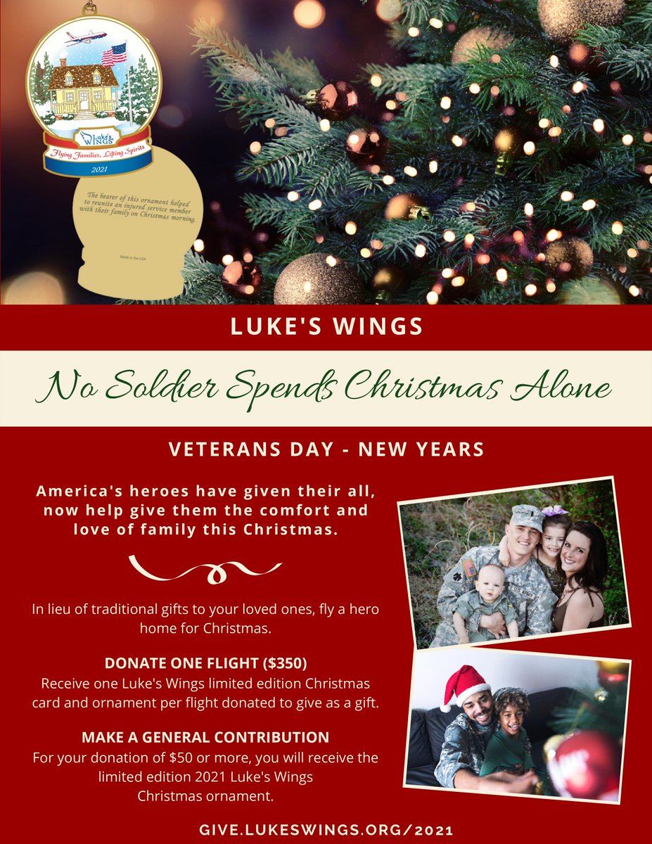 Gruntstyle's tweet photo. Grunt Style Foundation is proud to support @LukesWingsUSA who are dedicated to reuniting wounded and injured service members and veterans with their families by providing airfare during recovery. #ForwardWithPurpose #GruntStyleFoundation
Support here!
https://t.co/bAvW5zubON https://t.co/1ioibtbRhj